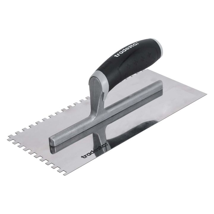 Tradestar Stainless Steel Plasterer's Trowel With 6mm Teeth 280mm (11")
