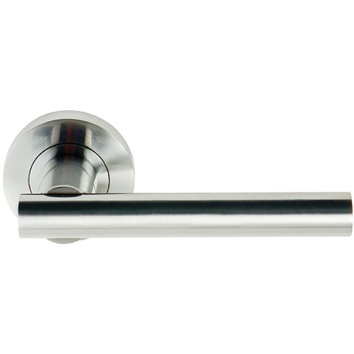 Sultan Lever Door Handles Satin Chrome