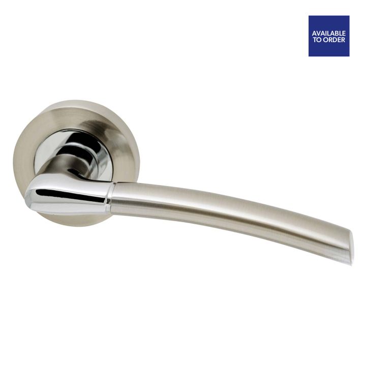 Mercury Chrome Nickel Privacy Door Handle Pack