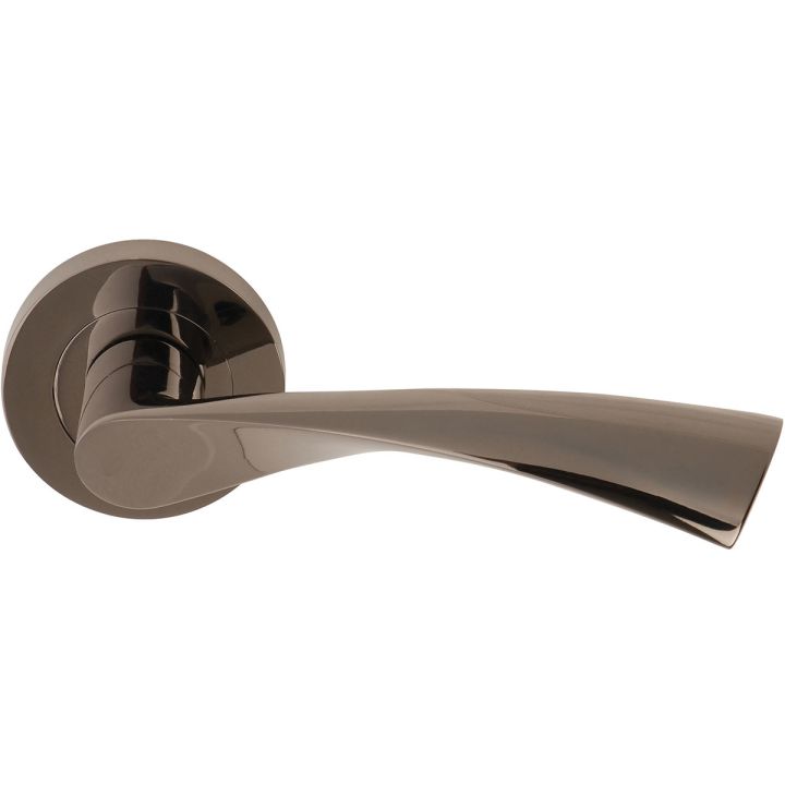Flex Lever Door Handles Black Nickel