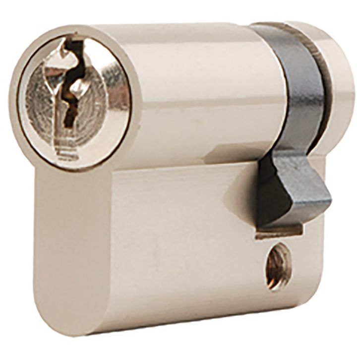 Dale Euro Cylinder Single Nickel Plated 35mm