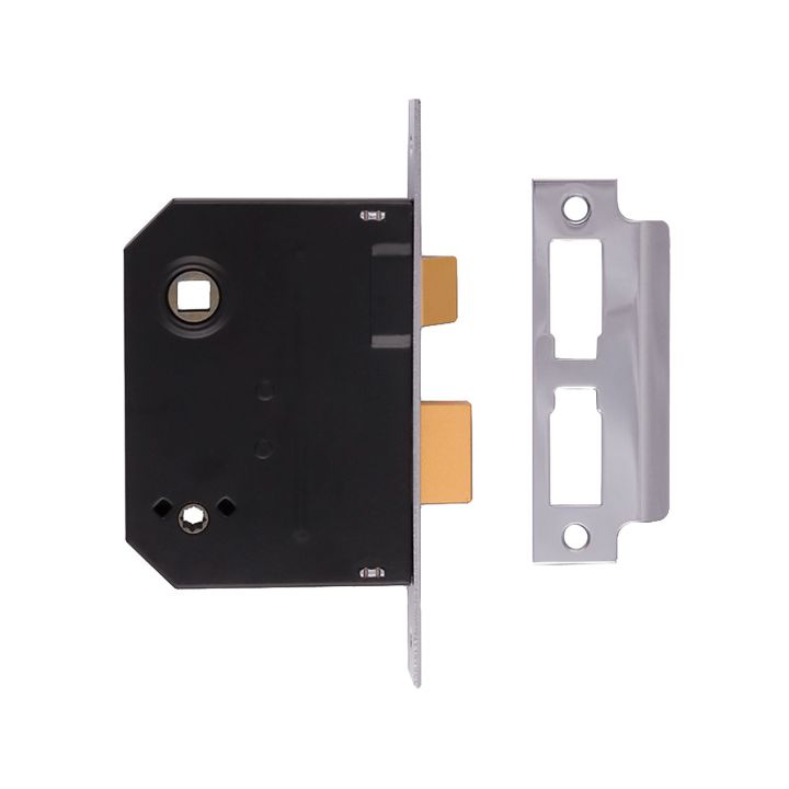 Union Y2294 Bathroom Mortice Lock Polished Brass 76mm