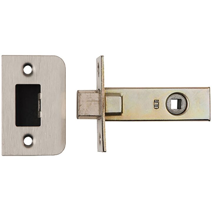 Dale Bathroom Tubular Mortice Deadbolt Satin Stainless Steel 76mm