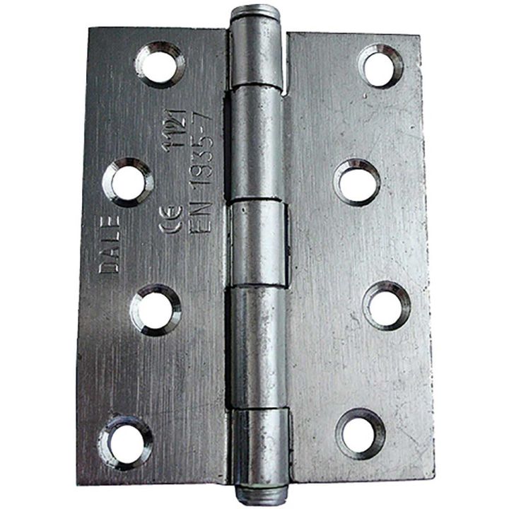 Class 7 Fire Door Hinges Zinc Plated 102mm Pack 3