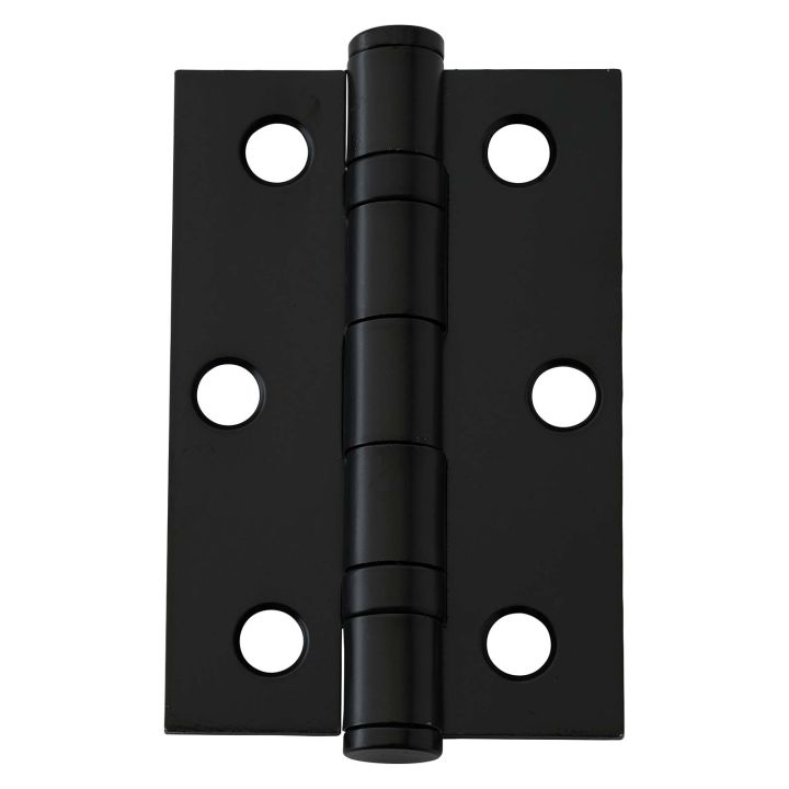 Black Ball Bearing Butt Hinges 100 x 75mm Pack of 2