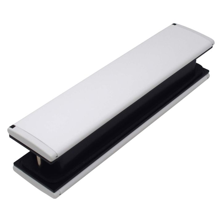 Yale 12" Letterplate White / Black