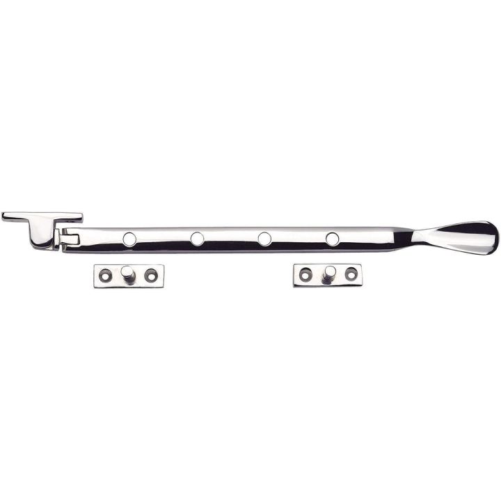 Victorian Window Casement Stay Polished Chrome 254mm 