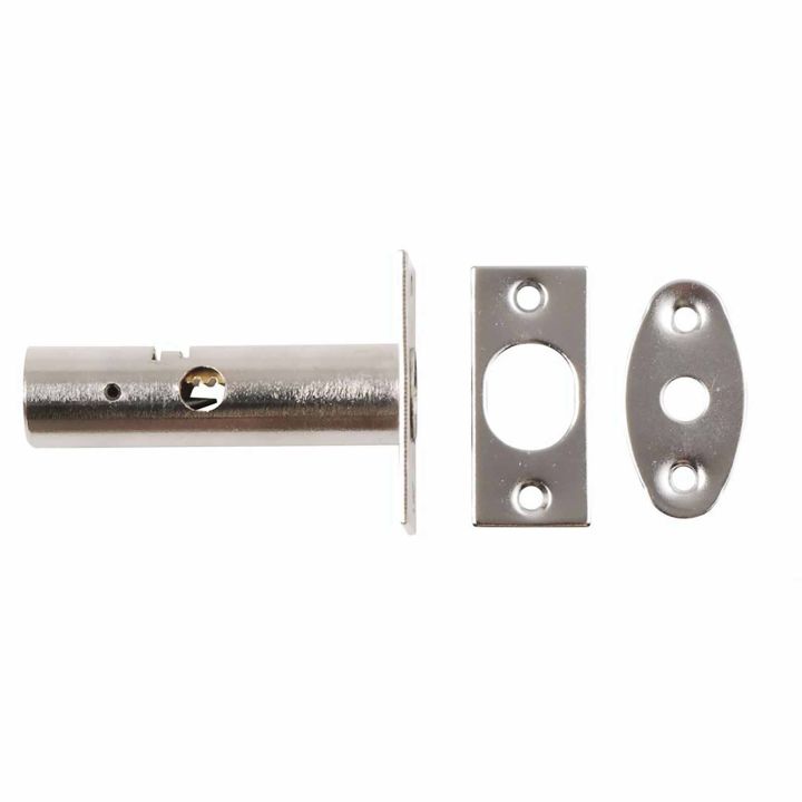 Security Door Bolt Polished Chrome Pack 2