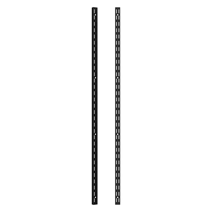 Matt Black Twinslot Shelving Upright 28"