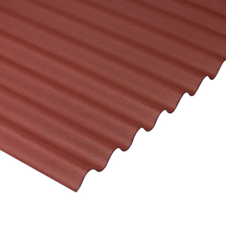 Red Bitumen Corrugated Roof Sheets 2000 x 950mm