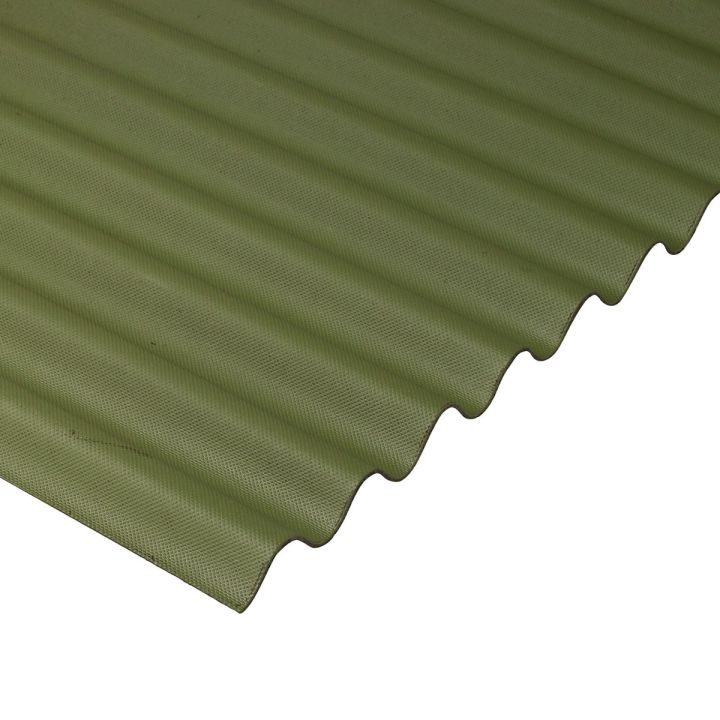 Green Bitumen Corrugated Roof Sheets 2000 x 950mm
