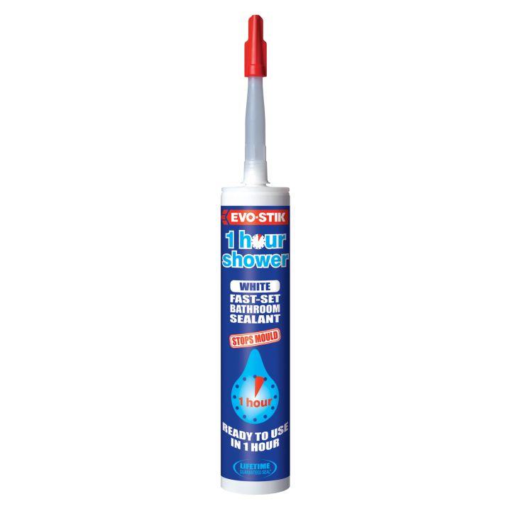 EVO-STIK 1 Hour Shower & Bathroom Sealant 290ml 