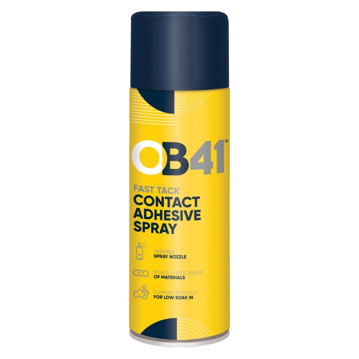 OB41 Fast Tack Contact Adhesive Spray 500ml