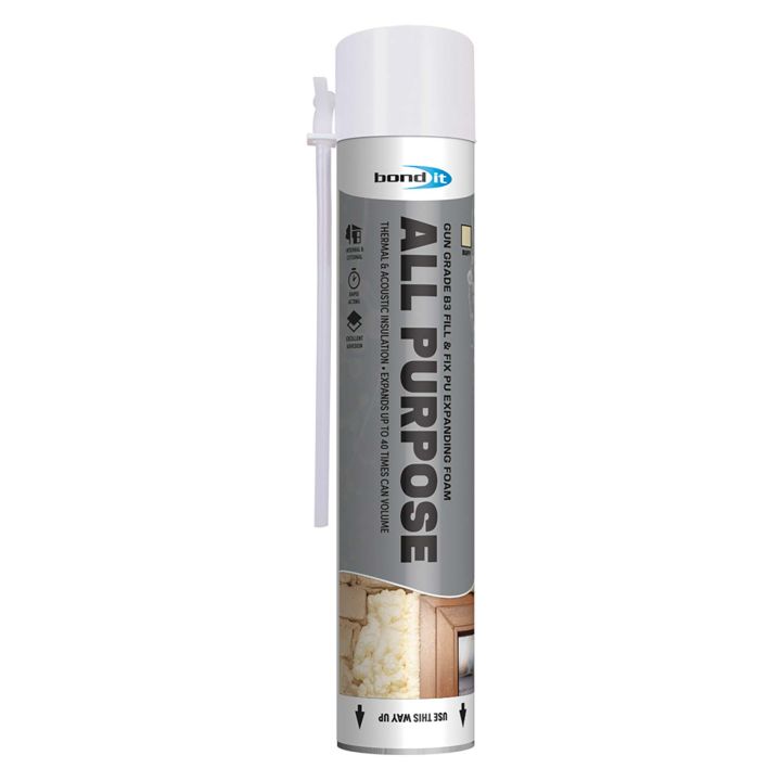 Bond It B3 All Purpose Fill & Fix Aerosol Grade Expanding PU 750ml