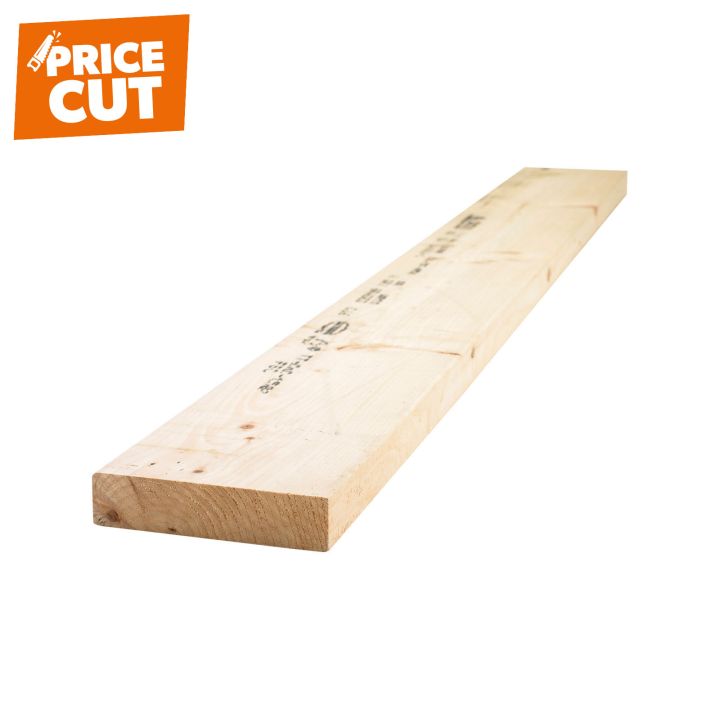 Sawn Treated Easi Edge 175 x 47mm x 6m (7" x 2") Kiln Dried C24 PEFC/16-37-158