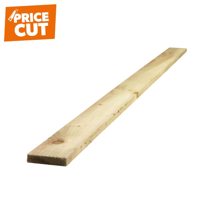 Sawn Green Treated 100 x 22mm (4" x 1") FSC®