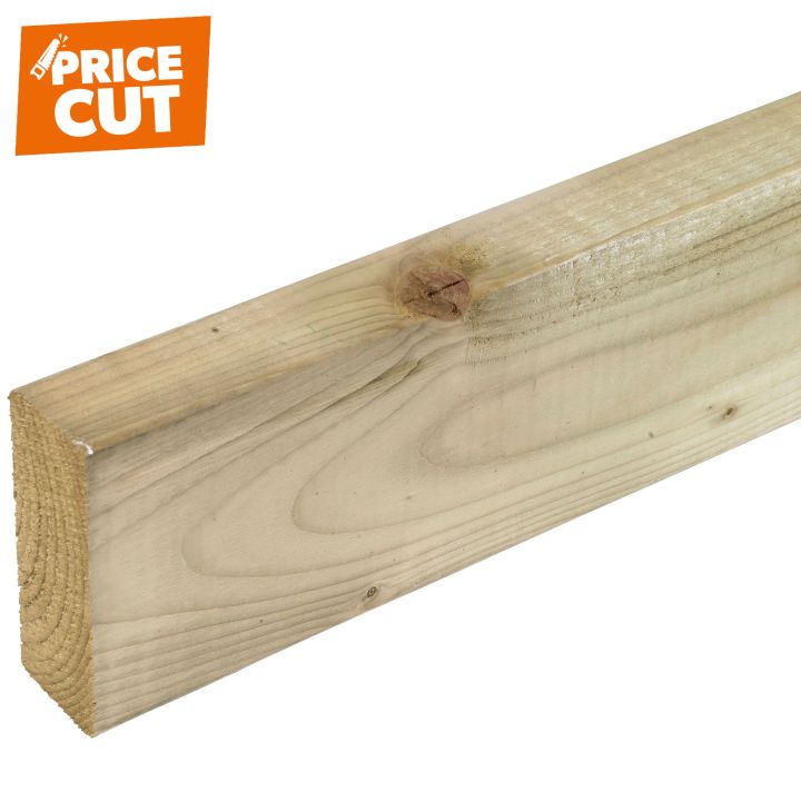 Sawn Treated Easi Edge 125 x 47mm (5" x 2") Kiln Dried C16 FSC®