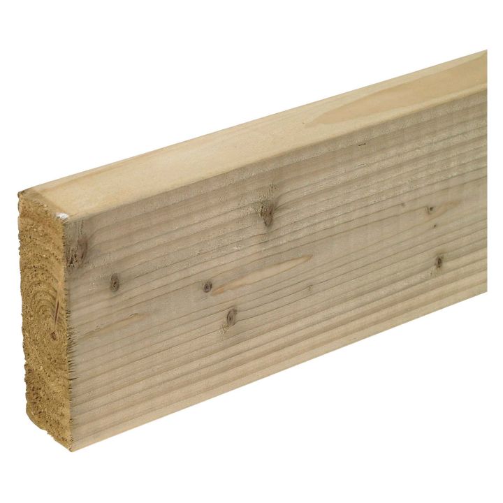 Sawn Treated Easi Edge 150 x 47mm (6" x 2") Kiln Dried C16