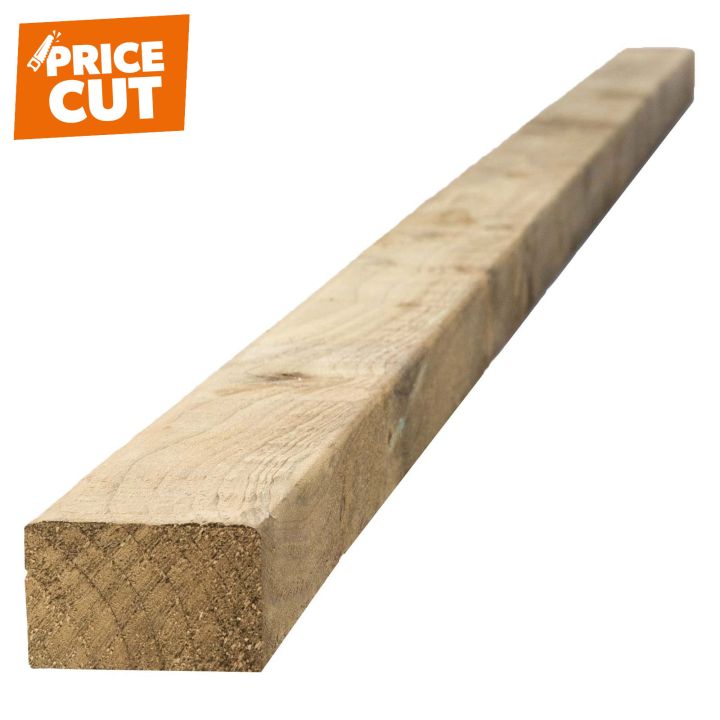Sawn Treated Easi Edge 75 x 47mm (3" x 2") Kiln Dried FSC®