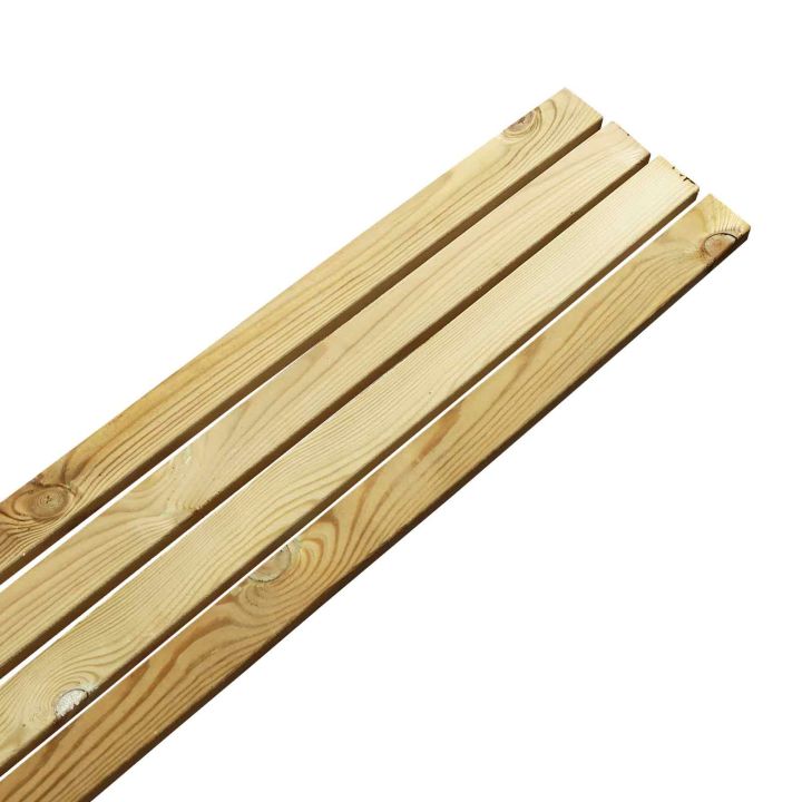 Treated Garden Screening Batten 25 x 50 x 4200mm (2" x 1") NOM PEFC/16-37-158