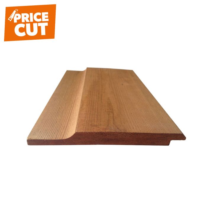 Treated Brown Shiplap Cladding 125 x 19mm (5" x ¾") NOM PEFC
