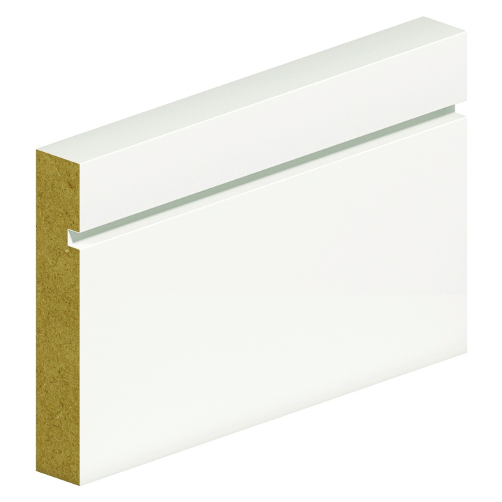 Primed MDF Grooved Skirting FSC® Selco