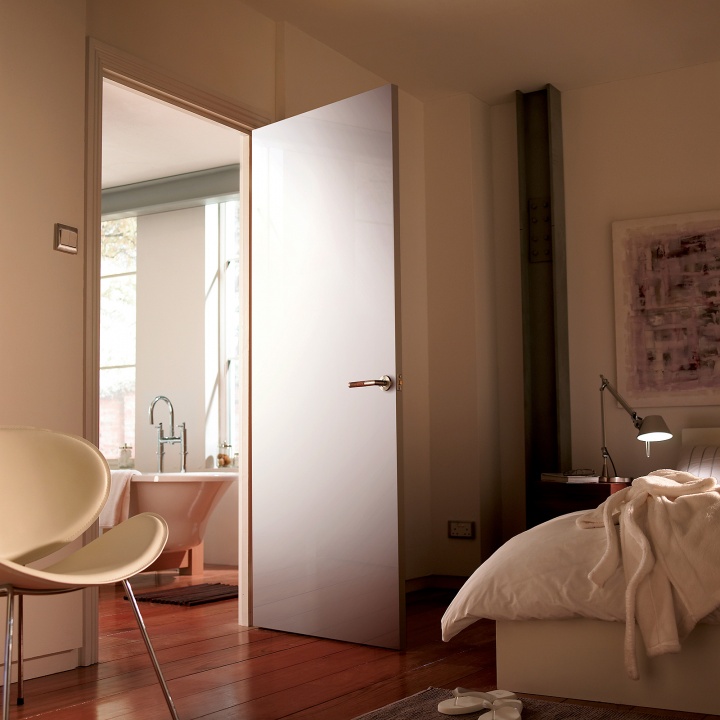 Internal Hardboard White Primed Door 1981 x 762mm (6'6" x 2'6") FSC®