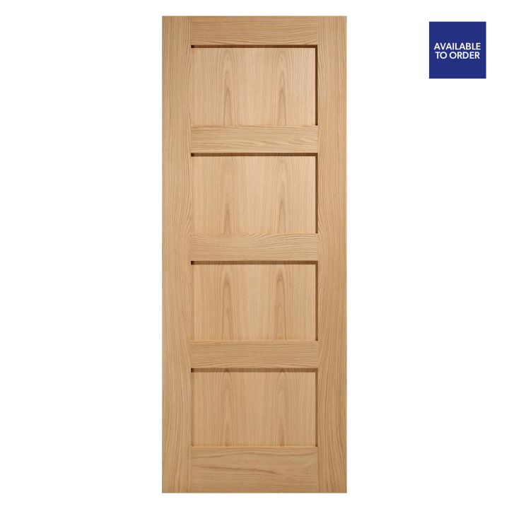 Shaker 4 Panel Pre-Finished Oak Doors