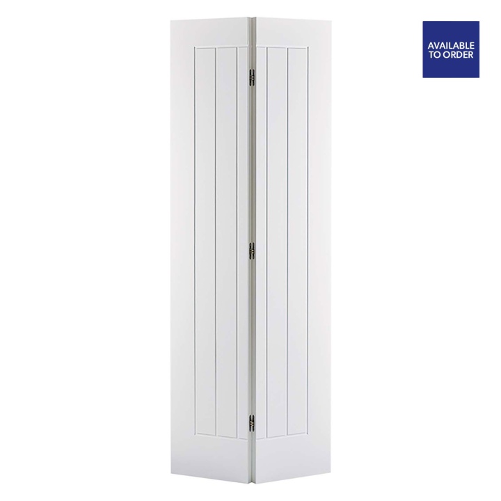 Mexicano Primed White Bi-Fold Doors