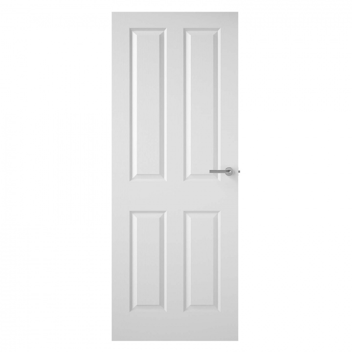 4 Panel Textured Internal Fire Door FD30 1981 x 762 x 44mm (6'6" x 2'6") PEFC