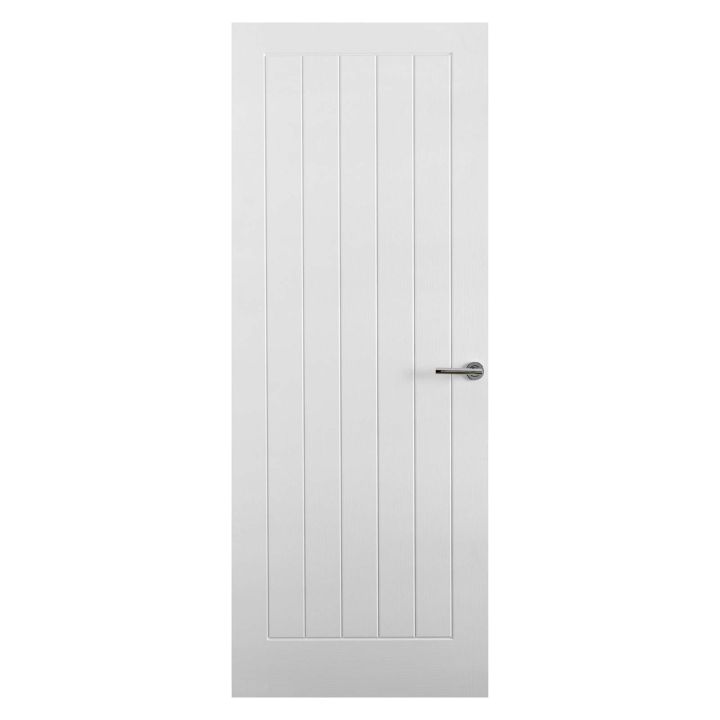 Vertical 5 Panel Textured Internal FD30 Fire Doors