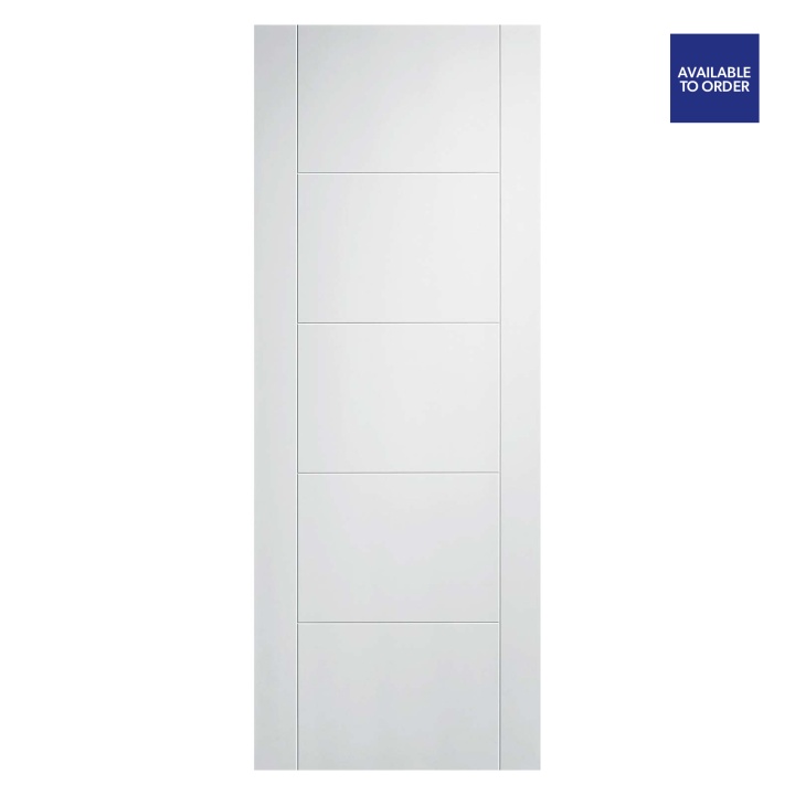 Vancouver 5 Panel Primed White FD30 Fire Door 1981mm