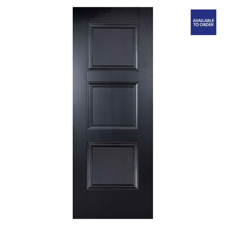 Amsterdam Primed Black FD30 Fire Door