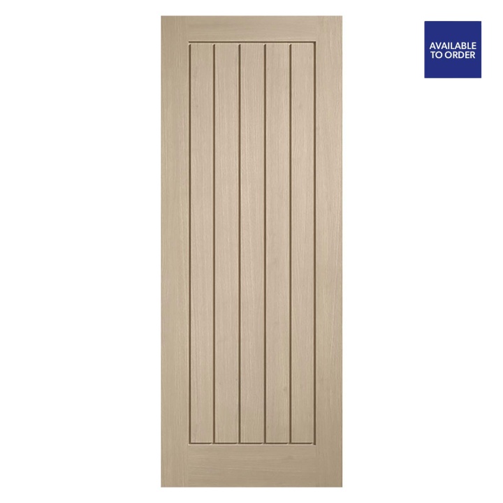 Mexicano Pre-Finished Blonde Oak FD30 Fire Door