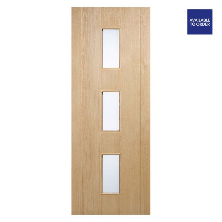 Copenhagen Glazed Unfinished External Oak Door