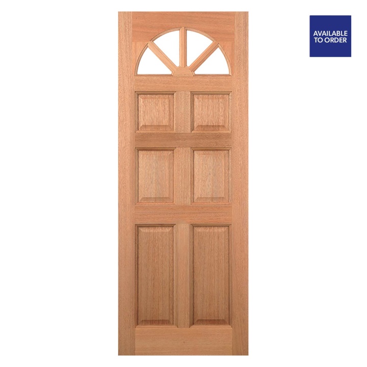 Carolina 6 Panel Hardwood Dowelled External Door 1981 x 762mm