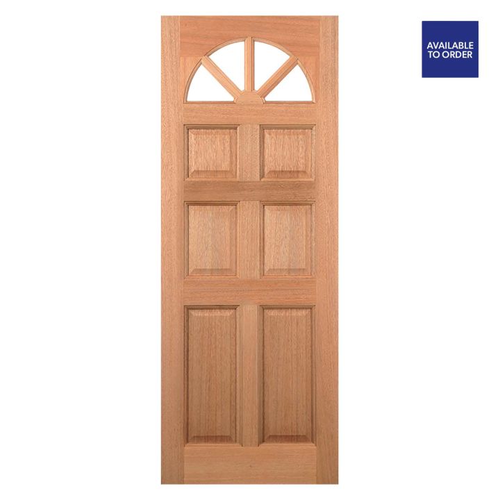 Carolina 6 Panel Hardwood Dowelled External Door 1981 x 762mm 