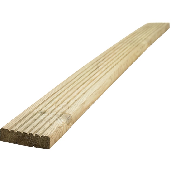 Grooved Treated Deck Board 125 x 38mm NOM