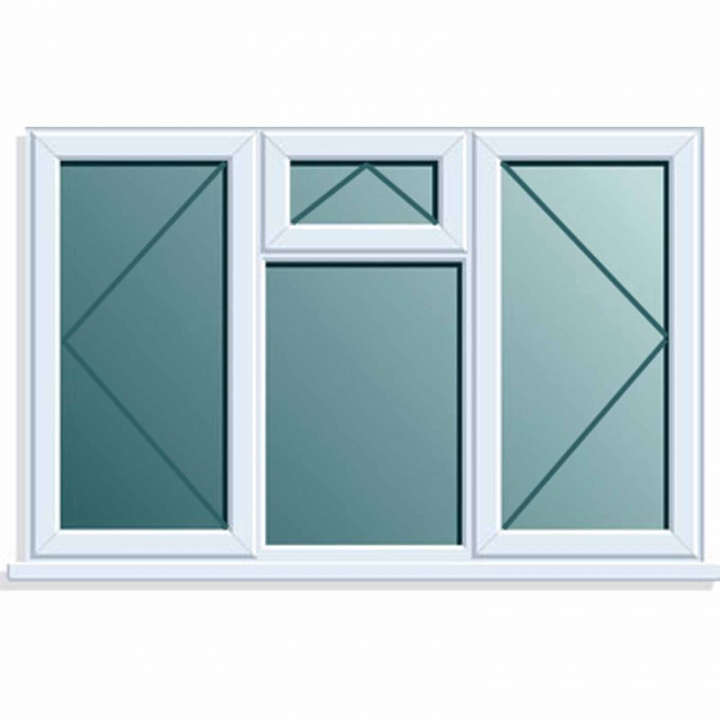 UPVC Window 1770x1040 4PTOV Clear Glazed A Rated