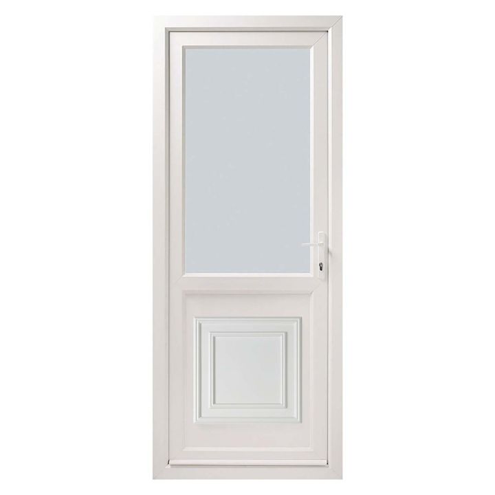 Smart Security Clear Glazed Left-Hung uPVC Door Set 840 x 2085mm