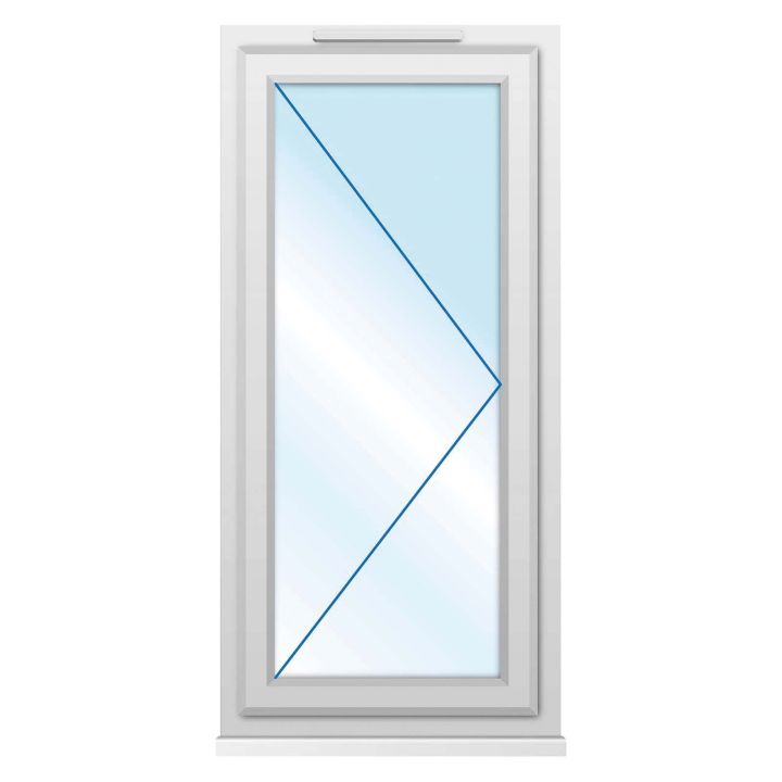 Smart Security Clear Glazed Right-Hung uPVC Window