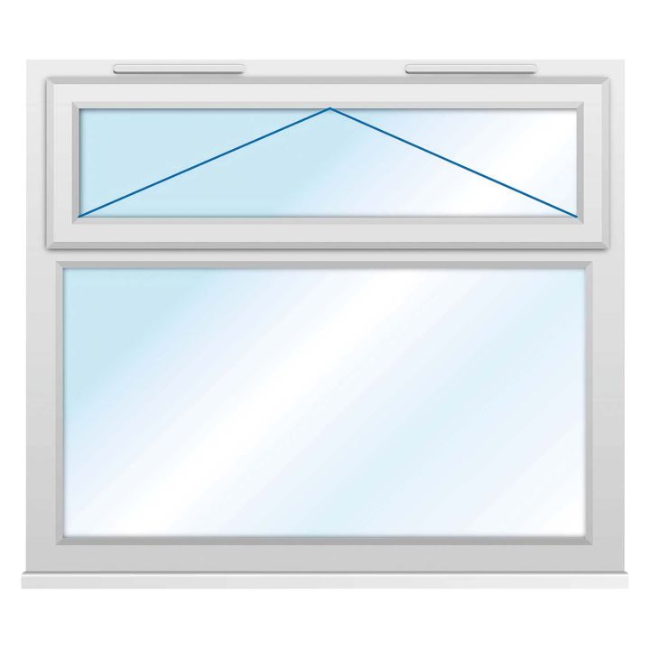 Smart Security Obscure Glazed Top Opening uPVC Window