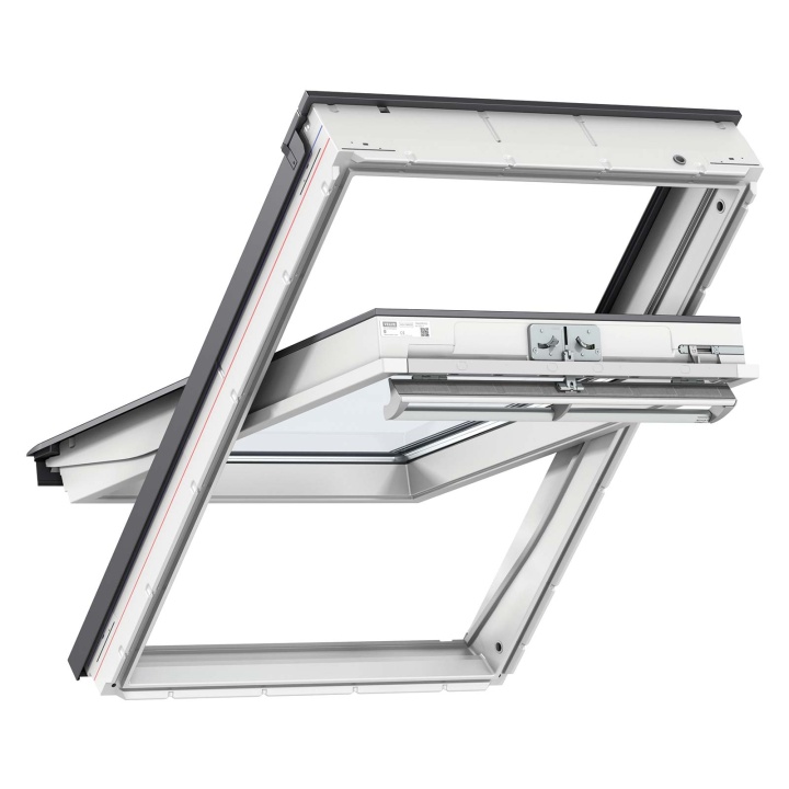 VELUX White Polyurethane Centre Pivot Roof Window