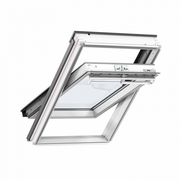 Velux GGL MK04 2070 White Painted Centre Pivot Roof Window 780 x 980mm