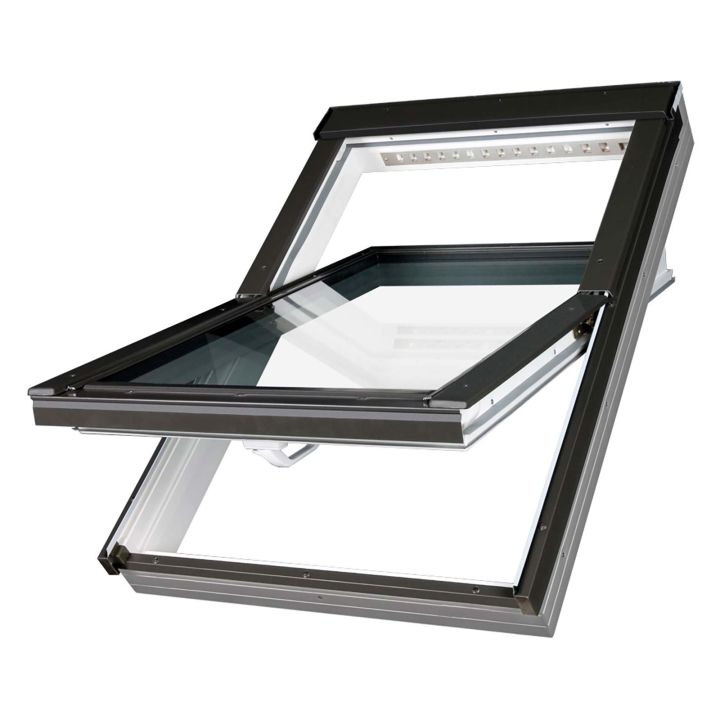 Fakro White PVC Centre Pivot Roof Window