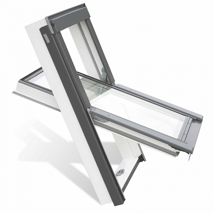 Axis90 APX C2A White PVC Centre Pivot Roof Window 550 x 780mm