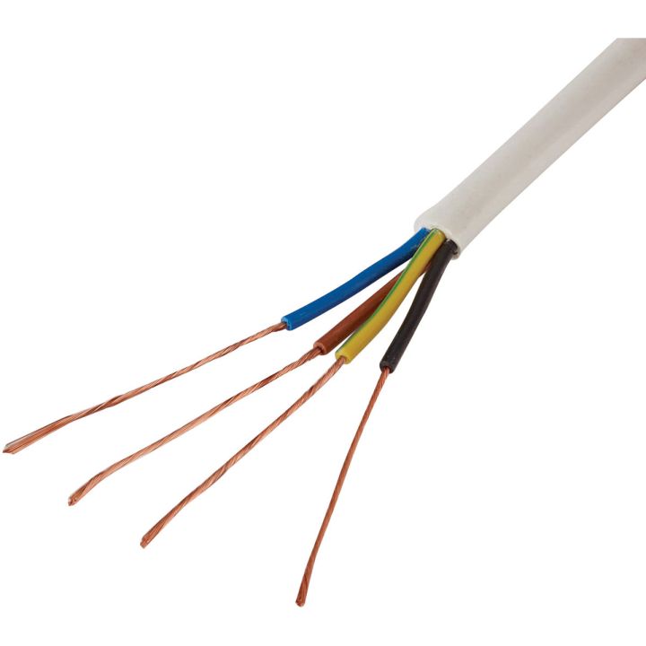 Heat Resistant Flex 0.75mm 4 Core 50m 