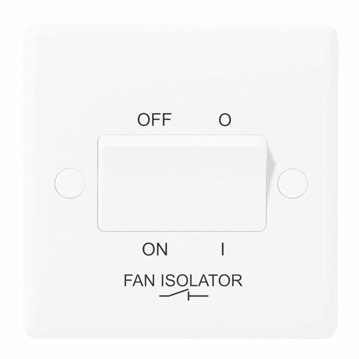 BG Nexus Moulded Fan Isolator 3 Pole 10A