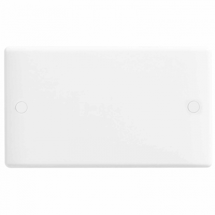 BG Nexus Moulded 2 Gang Blank Plate