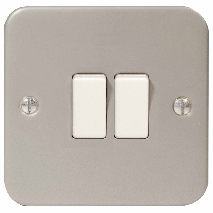 BG Metal Clad 2 Gang 2 Way Switch